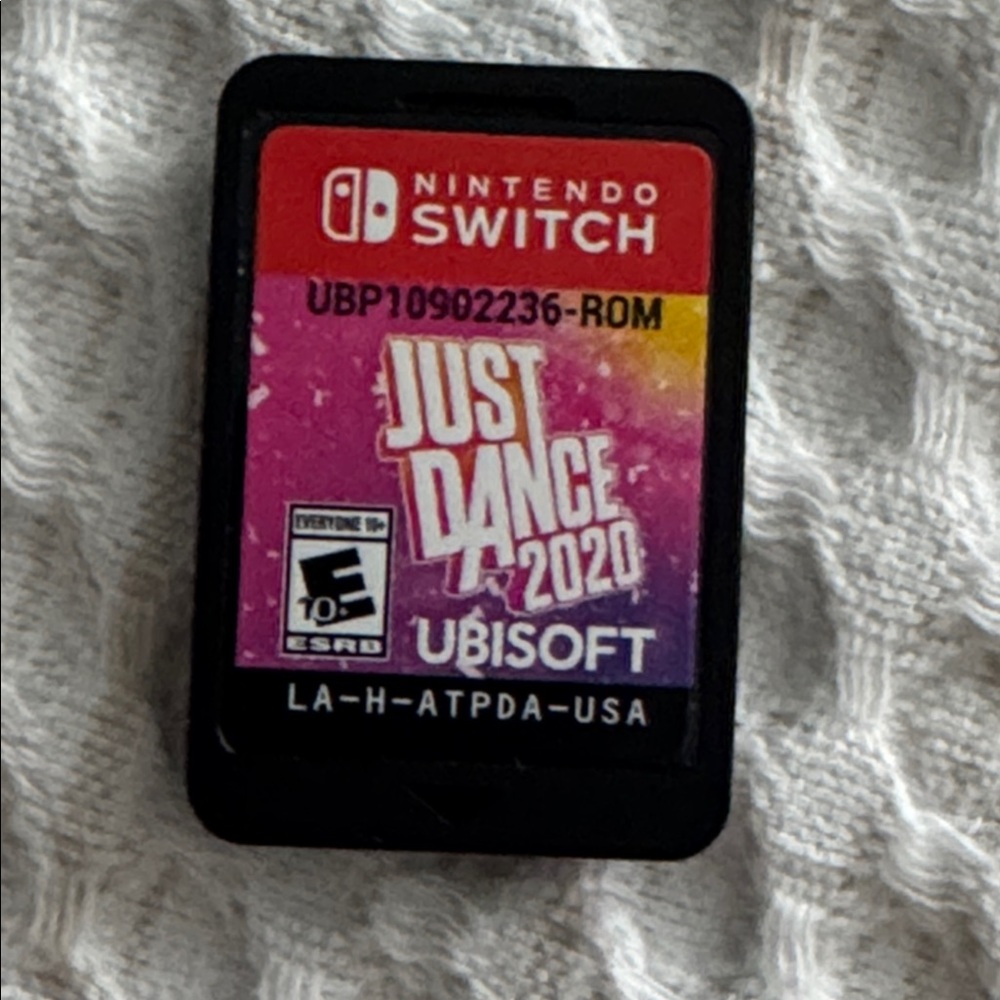 Just Dance 2020 Nintendo Switch Game Card